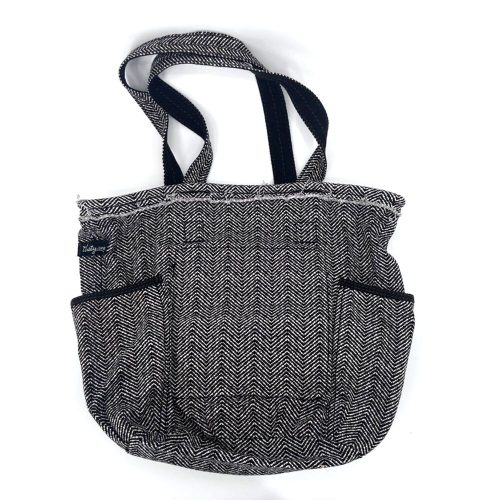 Thirty One Retro Metro Tote Herringbone Craft Diaper‎ Academia All Purpose Bag